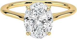3 Ct IGI Certified Lab Grown Diamond Ring For Her 10K 14K 18K Solid Gold & 950 Platinum 1.4mm Provence Solitaire Lab Grown Diamond Engagement Ring Handcrafted with Love (3 Carat