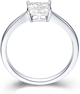 9K/14K/18K White Gold Elegant Engagement Ring for Ladies with 0.4cttw Diamond