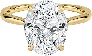 1-5 CT IGI Certified Lab Grown Diamond Engagement Ring | Freesia Cathedral Ring in 10K 14K 18K Gold, 925 Sterling Silver | Bridal Solitaire Ring Gift For Women