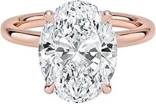 1-5 CT IGI Certified Oval Cut Lab Grown Diamond Engagement Ring, Ring, 10K/14K/18K Gold, 925 Sterling Silver, E Color VS1, Bridal Wedding Gift for Her