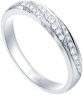 Diamond Wedding Bands for Couples White Gold 9K/14K/18K, Classic Polished Wavy Ring Engagement Rings His and Her with Natural Diamonds Gold Personalized