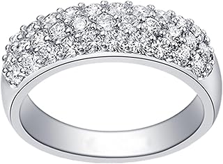 Platinum/9K/14K/18K White Gold Ring For Women, Womens Promise Ring with Luxury Halo Lab Created Diamond 1ct