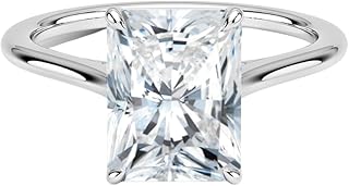 IGI Certified 3 Ct Lab Grown Diamond Engagement Ring for Women – 10K/14K/18K Solid Gold, 950 Platinum & 925 Sterling Silver |Provence Solitaire Design | Handcrafted Bridal Proposal Ring