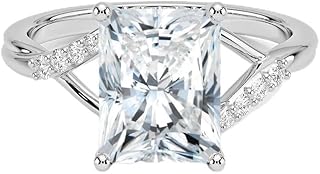 2 CT Radiant Cut Lab Grown Diamond Hidden Halo Engagement Ring In 14k Gold For Women's (GH Color & VS Clarity)