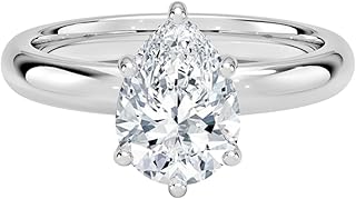 1.5 Ct IGI Certified Lab Grown Diamond Ring 10K 14K 18K Solid Gold Halo 3mm Lab Grown Diamond Engagement Ring Christmas gift for Women (E-F Color, VVS2 Clarity)