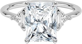 1 Carat IGI Certified Lab Grown Diamond Ring, VVS1-2 E-F Colour Clarity, Edie Art Deco Engagement Ring 10K 14K 18K Solid Gold, A Gift for Her.