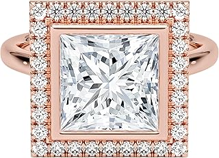 3.00 Carat IGI Certified Lab Grown Diamond Engagement Ring, Custom Cut Halo Design, E–F Color VVS2 Clarity, 10K 14K 18K Solid Gold, Luxury Statement Ring for Women