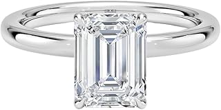 1.5 Ct IGI Certified Lab Grown Diamond Ring 10K 14K 18K Solid Gold Secret Halo 2mm Lab Grown Diamond Engagement Ring Christmas gift for Women (E-F Color, VVS2 Clarity)