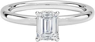 0.5 Ct IGI Certified Lab Grown Diamond Ring 10K 14K 18K Solid Gold Secret Halo 2mm Lab Grown Diamond Engagement Ring Side stone Price (E-F Color, VVS2 Clarity)