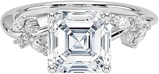 3 Ct IGI Certified Lab Grown Diamond Ring for Women 10K 14K 18K Solid Gold Nature Inspired Lab Grown Diamond Engagement Ring Christmas Gift For Her (Clarity:VVS2, Color:E-F)
