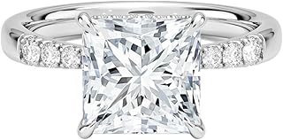 2 Carat Lab Grown Diamond Bella Hidden Halo | 10k/14k/18k Solid Gold Engagement Anniversary Wedding Band Ring For Women | Igi Certified E-F Color, Vvs2 Clarity
