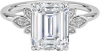 1-5 Carat IGI Certified Lab Grown Diamond Ring With VVS1-2 E-F Colour Clarity, Fiore Engagement Ring 10K 14K 18K Solid Gold, A Gift for Her.