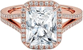 1 Carat IGI Certified Lab Grown Diamond Ring, VVS1-2 E-F Colour Clarity, Fortuna Halo Engagement Ring 10K 14K 18K Solid Gold, A Gift for Her.